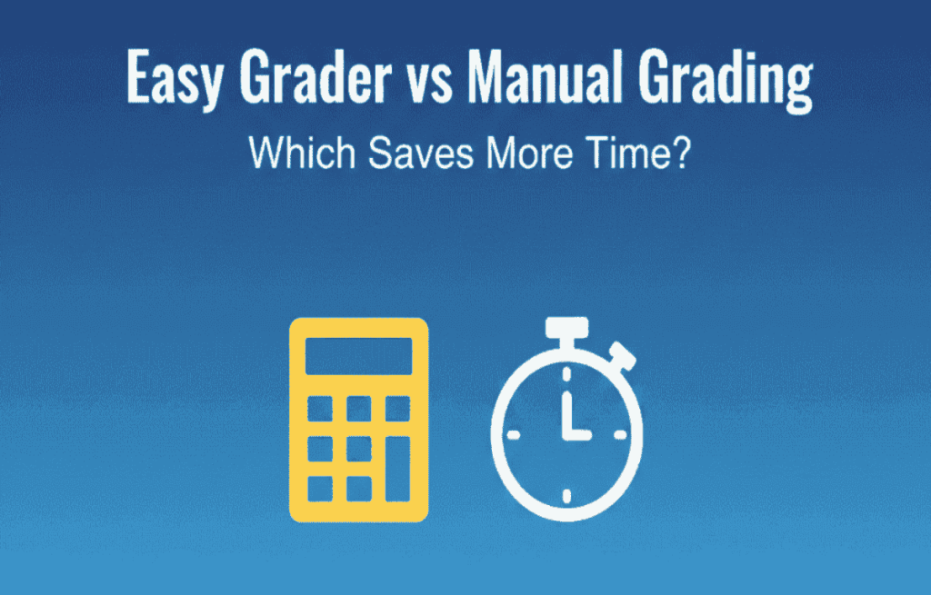 Easy grader vs-manual grading time saving