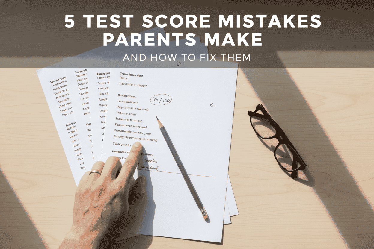 5 Test Score Mistakes Parents Make And How to Fix Them