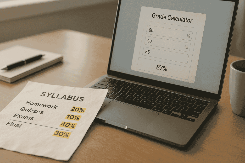 how to calculate final grade from syllabus