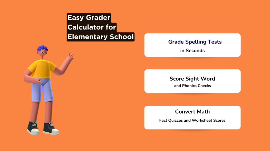 ways the easy grader calculator saves time in elementary classrooms