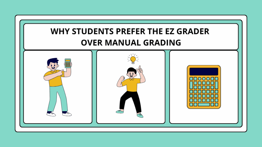 why students prefer the EZ grader over manual grading
