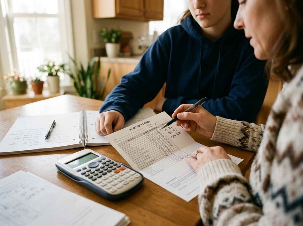 GPA to letter grade chart guide